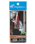 Hayabusa 19417   Aki aji Lure Spare Hook Red Lame Luminous line BS430