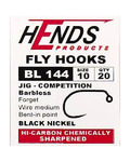 Hends Products 60519   HP JIG Competition Hooks Barbless Black Nickel BL144 BN