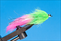 Rusangler 16041 Лососевая мушка Hare Ball Leech Pink Chartreuse